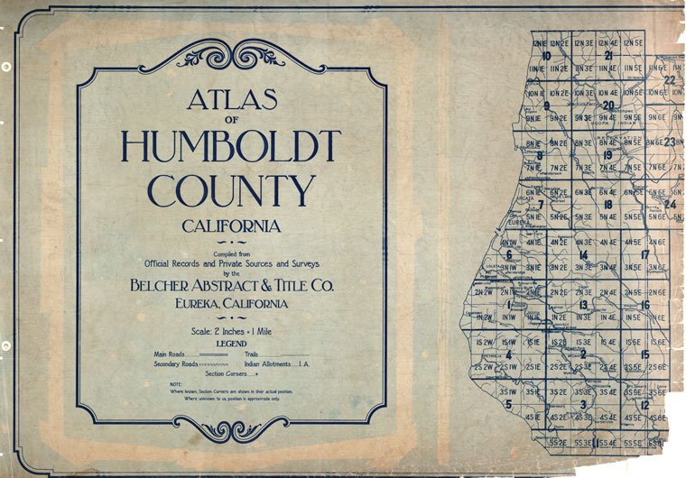 Belcher Atlas of Humboldt County