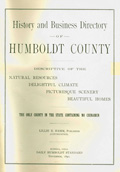 History and Business Directory of Humboldt County 
