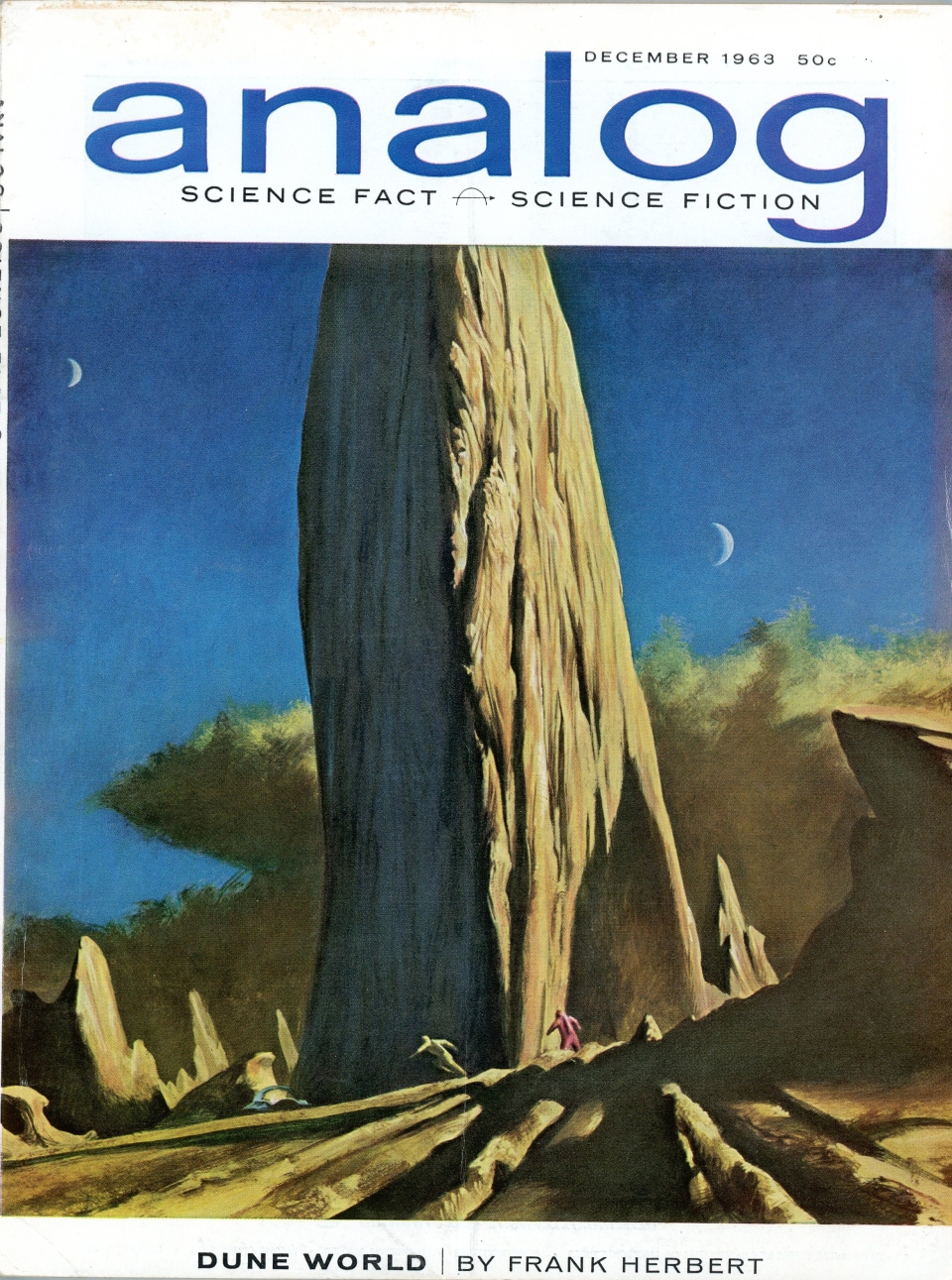 cover depicting desert landscape with sandstorm advancing forward 