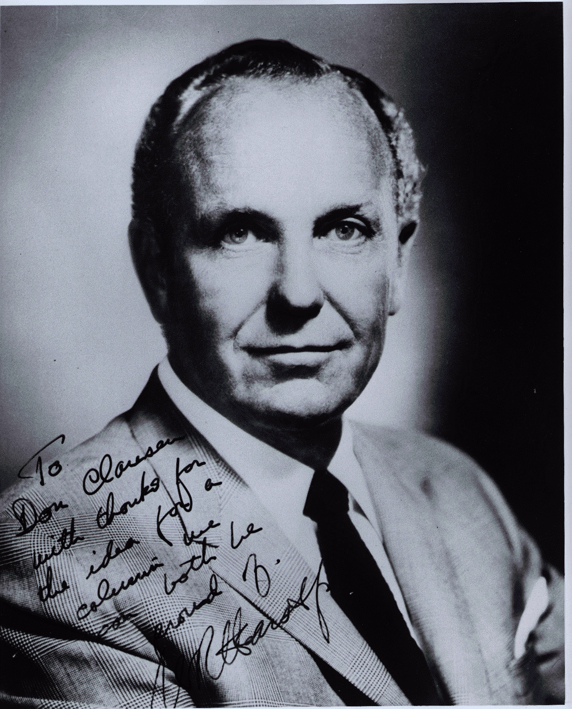 Autographed photo from William Randolph Hearst