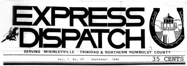 Masthead for the Express Dispatch newspaper