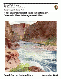 Cover of an environmental impact report