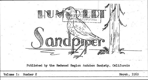 Masthead for the Humboldt Sandpiper newspaper
