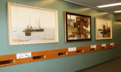 Image of paintings from the Swanland Baker collection