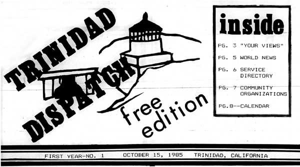 Masthead for the Trinidad Dispatch newspaper
